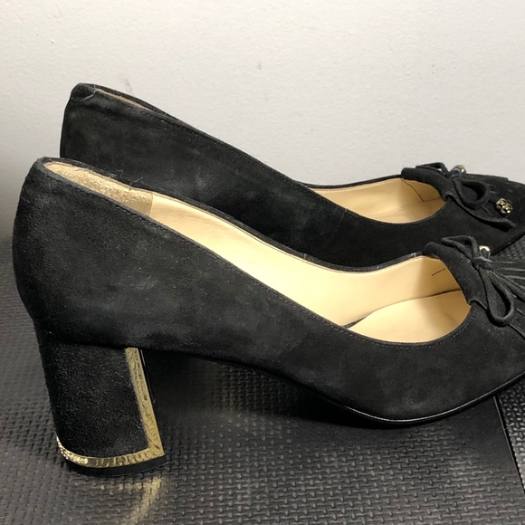 Karl Lagerfeld Suede Heels - Picture 2 of 7